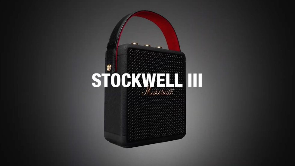 Marshall's Stockwell III portable speaker offers more than 40 hours of use per charge