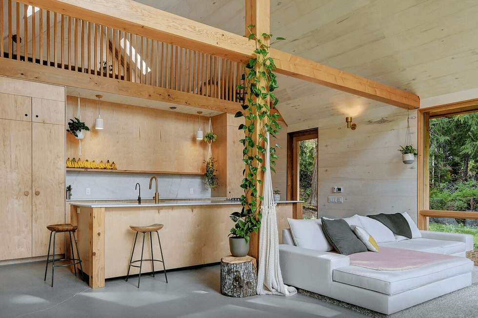 Kitchen in the home.