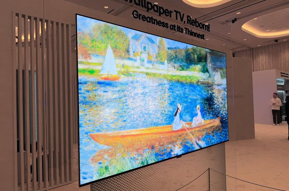 LG TVs at CES 2026: A stunning Wallpaper set, glorious Micro RGB colors and a better Gallery TV