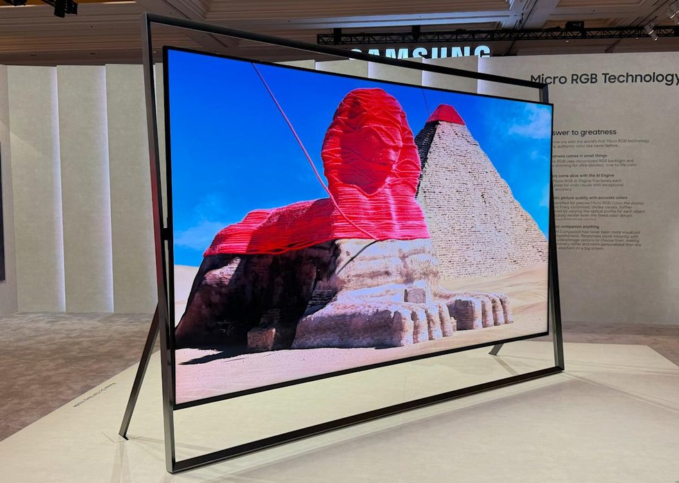 Samsung brought an absolute beast of a 130-inch Micro RGB TV to CES 2026